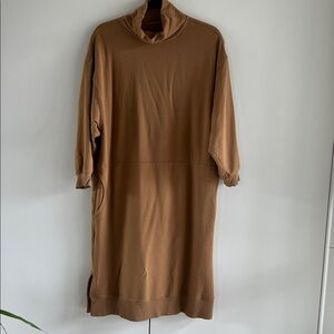 Lululemon Modal Fleece Funnel-Neck Dress